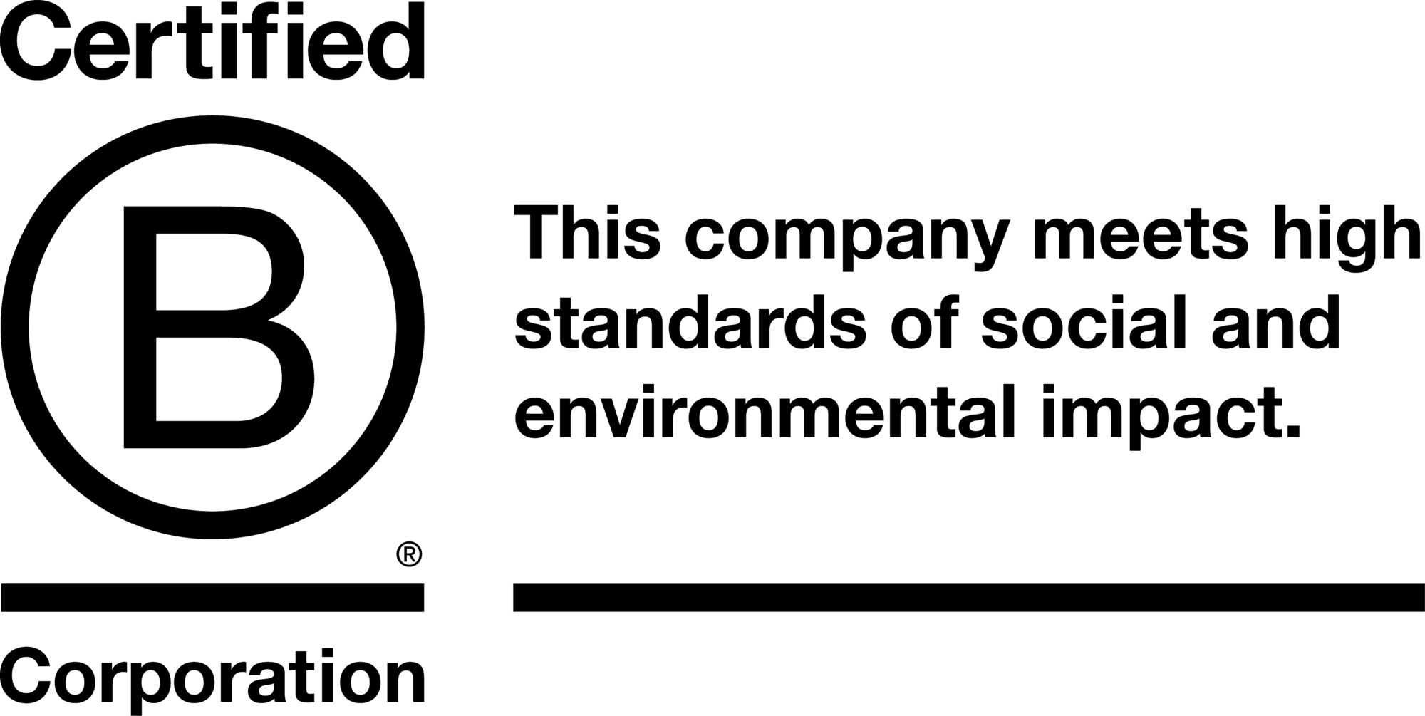 Certified B Corporation logo asset.